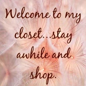 Welcome to my closet